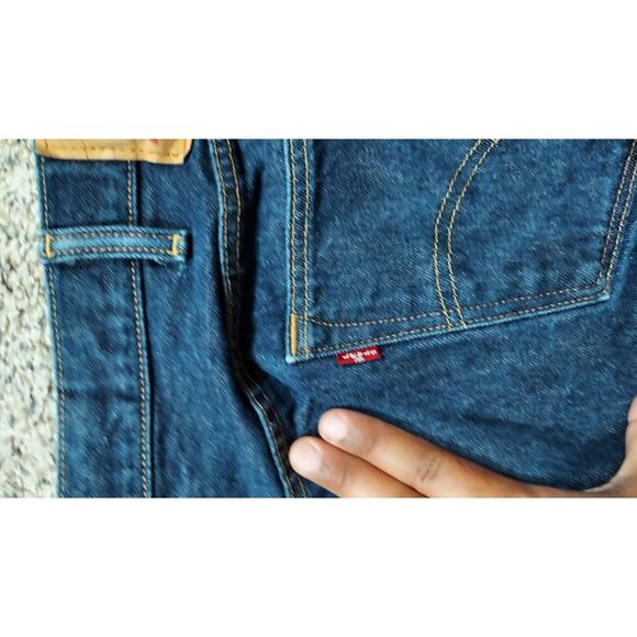 Levis 501 XX Jeans Mens 49x28 Blue Seven Button Fly Red Tab - Picture 10 of 12